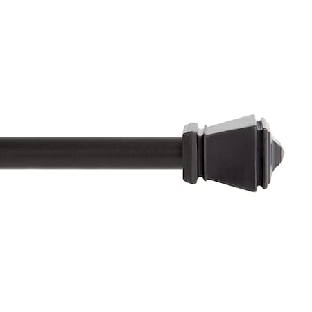 Kenney Mfg Kenney Black Amelia Cafe Rod 28 in. L X 48 in. L KN366/5